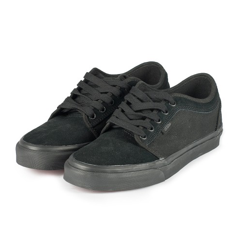 Vans chukka low black suede deals